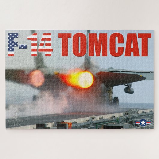 F-14 TOMCAT "NAVERBRANDER" (20x30 inch) Legpuzzel (Horizontaal)