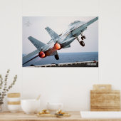 F-14 TOMCAT "NAVERBRANDER" POSTER (Keuken)