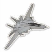 F-14 Tomcat, Navy Fighter Jet Vliegtuig Sticker (Voorkant)