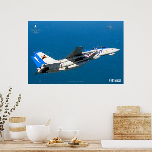 F-14 TOMCAT "OP PATROUILLE" POSTER (Keuken)