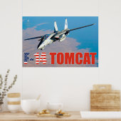 F-14 TOMCAT "OP PATROUILLE" POSTER (Keuken)