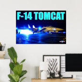 F-14 TOMCAT POSTER (Thuiskantoor)