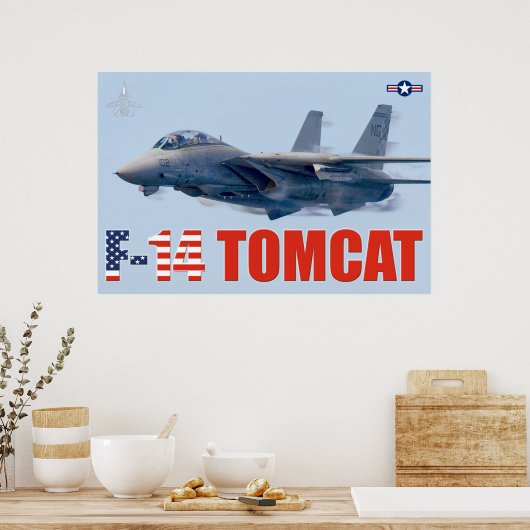F-14 TOMCAT POSTER (Keuken)