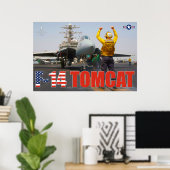 F-14 TOMCAT POSTER (Thuiskantoor)