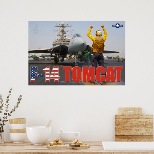 F-14 TOMCAT POSTER (Keuken)