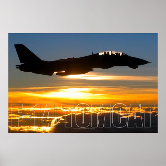 F-14 TOMCAT POSTER (Voorkant)
