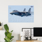 F-14 TOMCAT POSTER (Thuiskantoor)