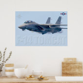 F-14 TOMCAT POSTER (Keuken)