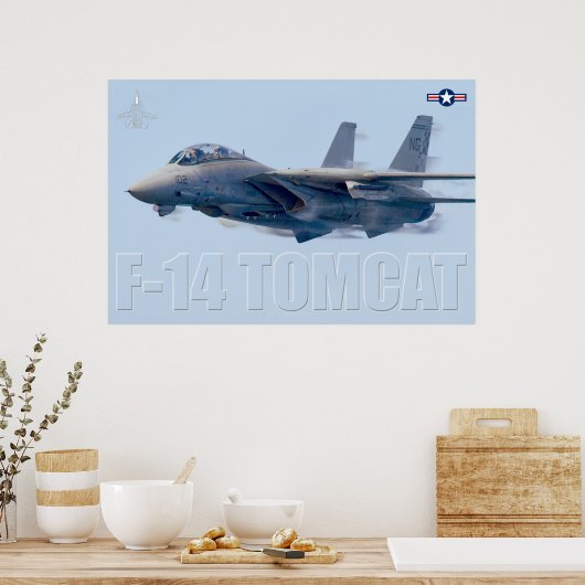 F-14 TOMCAT POSTER (Keuken)