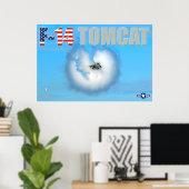 F-14 TOMCAT POSTER (Thuiskantoor)