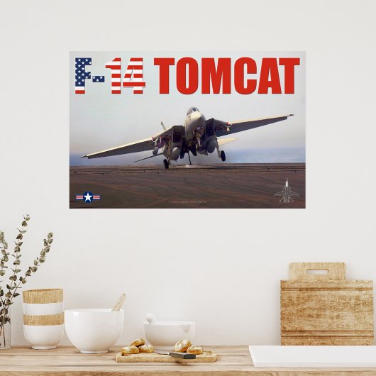 F-14 TOMCAT POSTER (Keuken)