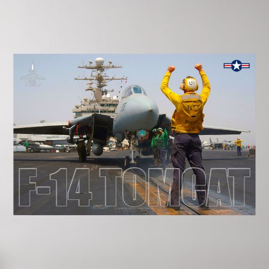 F-14 TOMCAT POSTER (Voorkant)