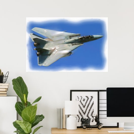 F-14 TOMCAT POSTER (Thuiskantoor)