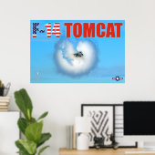 F-14 TOMCAT POSTER (Thuiskantoor)