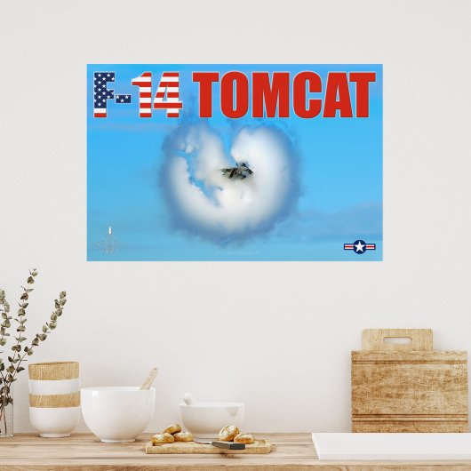 F-14 TOMCAT POSTER (Keuken)