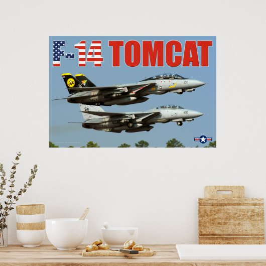 F-14 TOMCAT POSTER (Keuken)