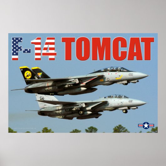 F-14 TOMCAT POSTER (Voorkant)