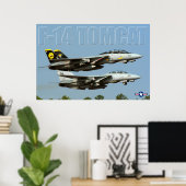 F-14 TOMCAT POSTER (Thuiskantoor)