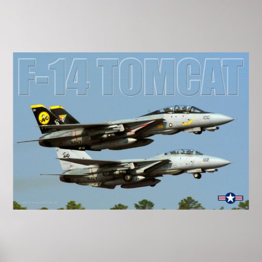 F-14 TOMCAT POSTER (Voorkant)