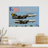 F-14 TOMCAT POSTER (Keuken)