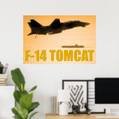 F-14 TOMCAT POSTER (Thuiskantoor)