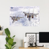 F-14 TOMCAT POSTER (Thuiskantoor)
