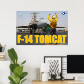 F-14 TOMCAT POSTER (Thuiskantoor)