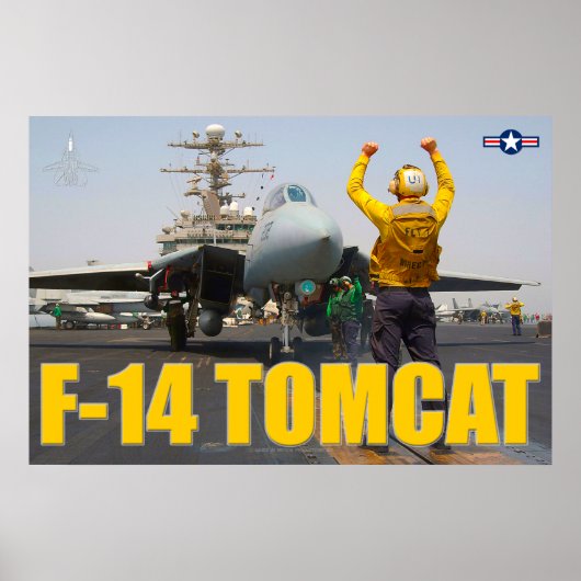 F-14 TOMCAT POSTER (Voorkant)