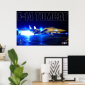 F-14 TOMCAT POSTER (Thuiskantoor)