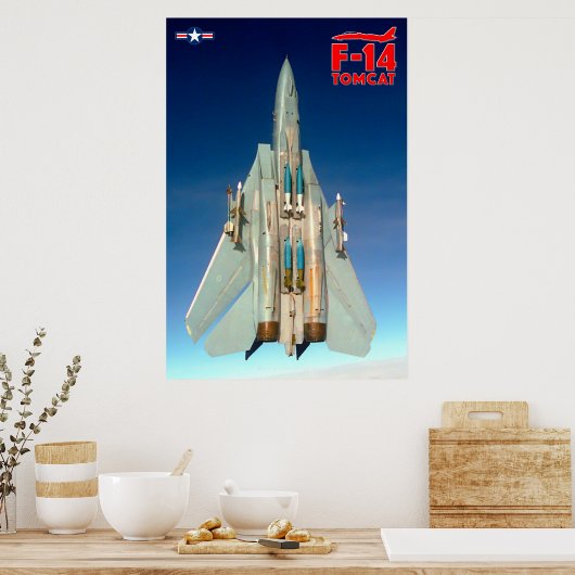 F-14 TOMCAT POSTER (Keuken)
