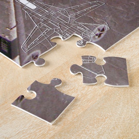 F-14 TOMCAT "PREFLIGHT" (20x30 inch) Legpuzzel (Zijkant)