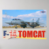 F-14 TOMCAT "PREFLIGHT"-POSTER POSTER (Voorkant)