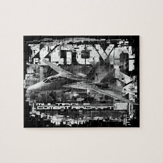 F-14 Tomcat-puzzel Legpuzzel (Horizontaal)