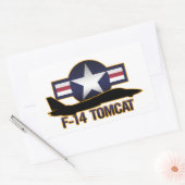 F-14 Tomcat Rechthoekige Sticker (Envelop)