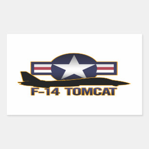 F-14 Tomcat Rechthoekige Sticker