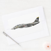 F-14 Tomcat Rechthoekige Sticker (Envelop)