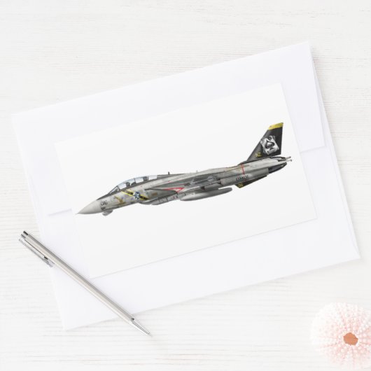 F-14 Tomcat Rechthoekige Sticker (Envelop)