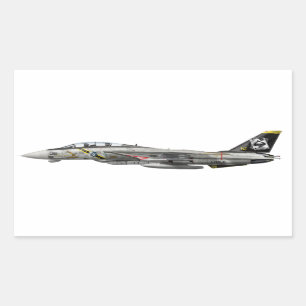 F-14 Tomcat Rechthoekige Sticker
