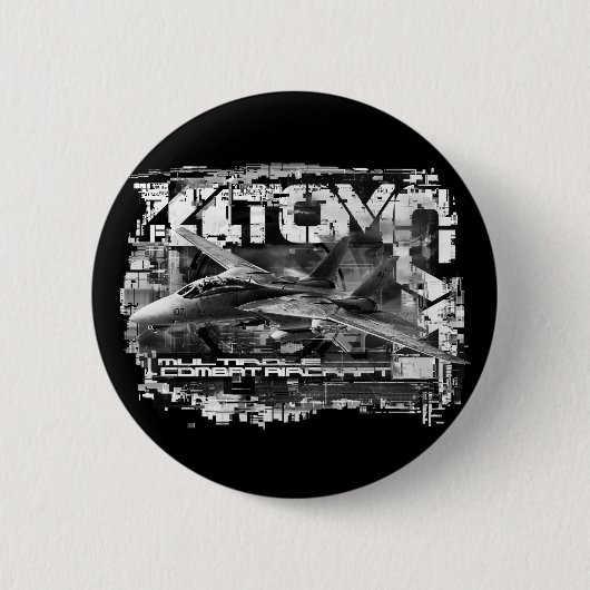 F-14 Tomcat Round Button Button (Voorkant)