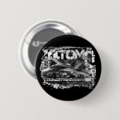 F-14 Tomcat Round Button Button (Voorkant /achterkant)