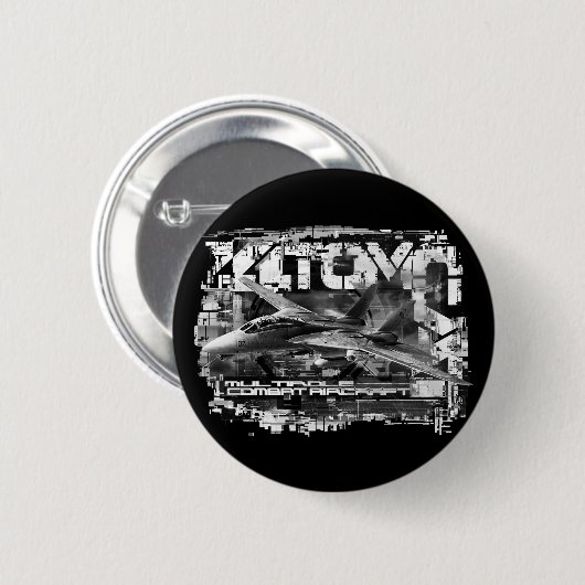 F-14 Tomcat Round Button Button (Voorkant /achterkant)
