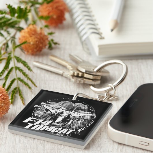 F-14 Tomcat Sleutelhanger Acryl Sleutelhanger (Voorkant Rechts)