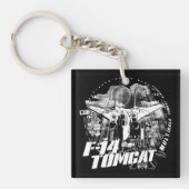 F-14 Tomcat Sleutelhanger Acryl Sleutelhanger (Voorkant)