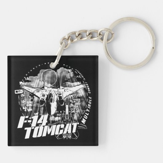 F-14 Tomcat Sleutelhanger Acryl Sleutelhanger (Achterkant)