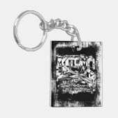 F-14 Tomcat Square (dubbelzijdig) Acrylische Sleut Sleutelhanger (Voorkant Links)