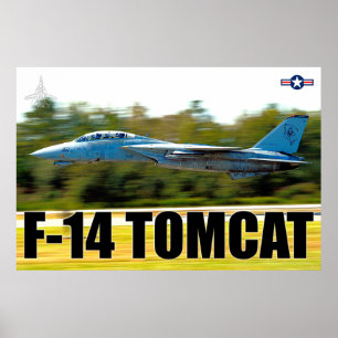 F-14 TOMCAT "START" POSTER