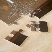 F-14 TOMCAT "SUNSET LAUNCH" (20x30 inch) Legpuzzel (Zijkant)