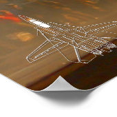 F-14 TOMCAT "SUNSET LAUNCH" POSTER (Hoek)