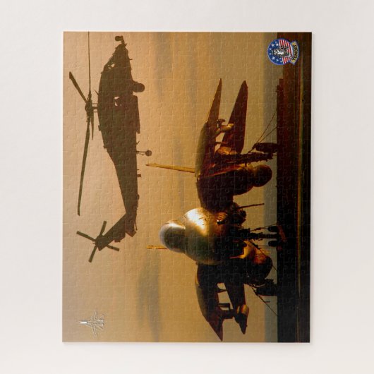 F-14 TOMCAT "SUNSET OPS" (16x20 inch) Legpuzzel (Verticaal)