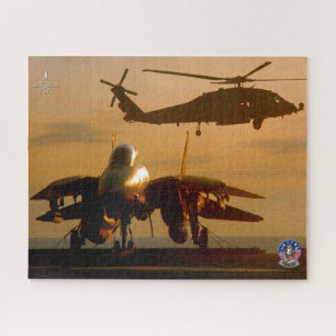 F-14 TOMCAT "SUNSET OPS" (16x20 inch) Legpuzzel